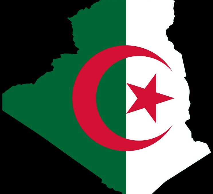 Explore the meaning and design of the Algeria flag and its map representation