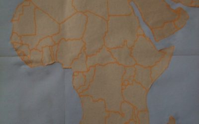 Algeria’s strategic position highlighted on the Africa map