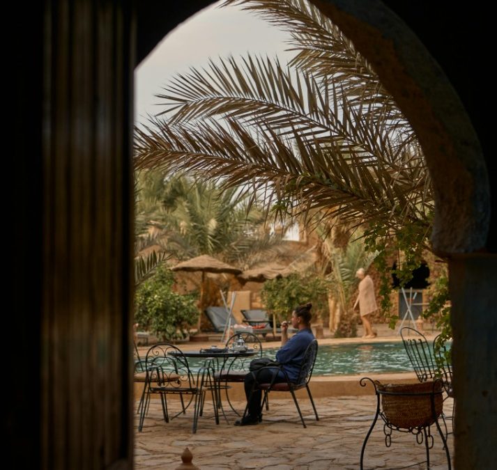 Discover the exact location of Morocco in the world map.