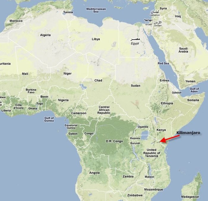 Explore the Comprehensive Tanzania Map Featuring the Iconic Mount Kilimanjaro